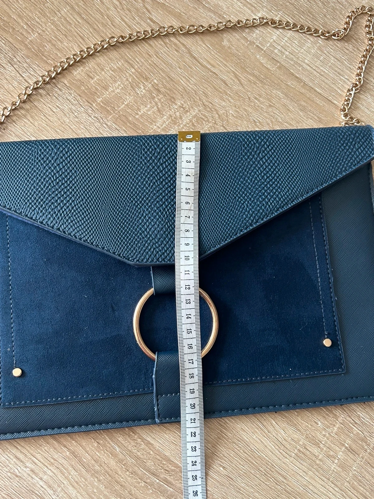 Bolsa grande chique sobre azul marinho Primark não utilizada – photo 3